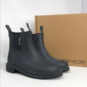 Merry People Bobbi Black Chelsea Boots - Size 8, EU 39
